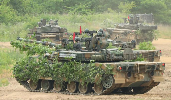 Archivo - Imagen de archivo de la Zona Desmilitarizada intercoreana. 