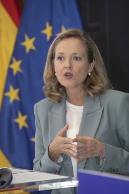 La vicepresidenta primera del Gobierno y ministra de Asuntos Económicos, Nadia Calviño