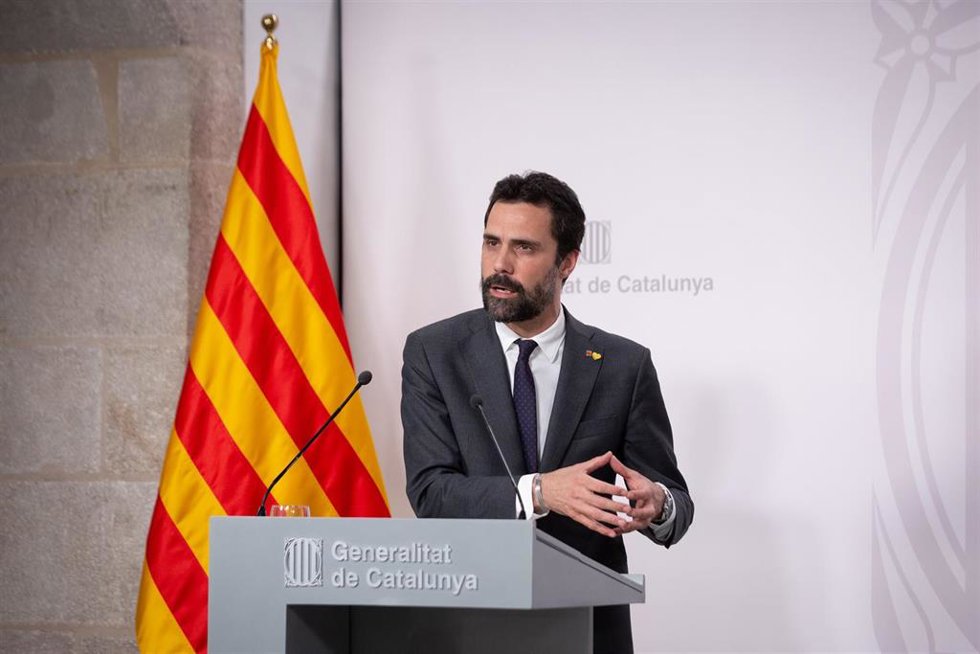 Archivo - El conseller de Empresa y Trabajo de la Generalitat, Roger Torrent, en una imagen de archivo