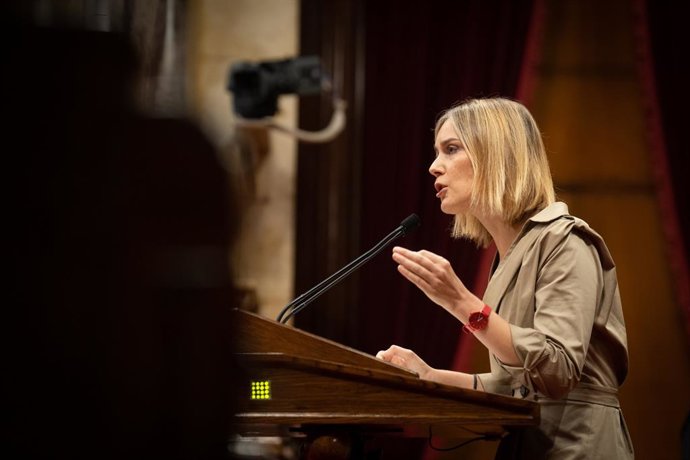 La líder dels comuns al Parlament, Jéssica Albiach