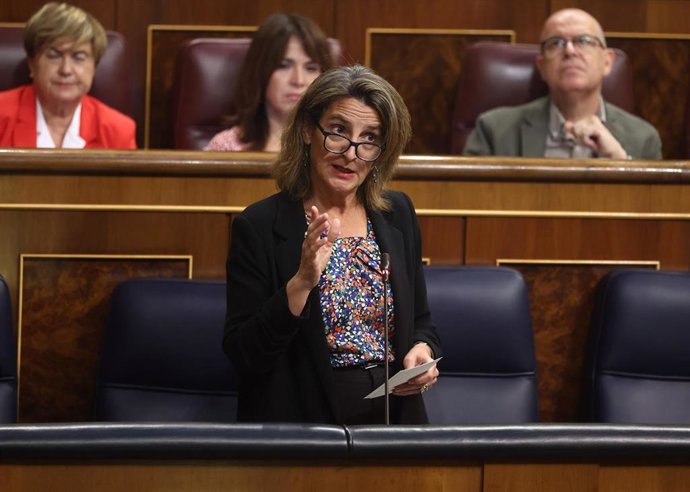 La vicepresidenta del Gobierno y ministra para la Transición Ecológica y el Reto Demográfico, Teresa Ribera, en una foto de archivo.