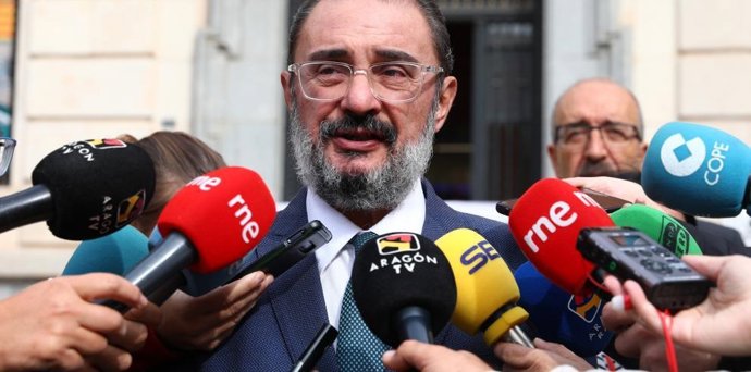 El presidente aragonés, Javier Lambán.