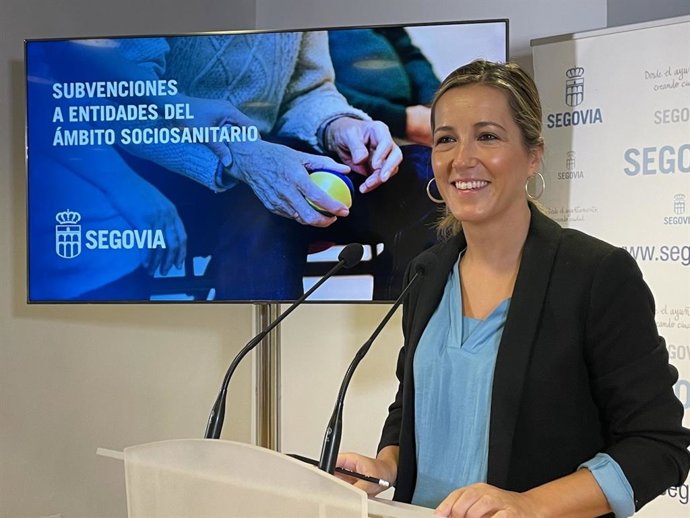 La concejala de Servicios Sociales del Ayuntamiento de Segovia, Ana Peñalosa.