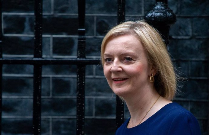 La primera ministra británica, Liz Truss. 