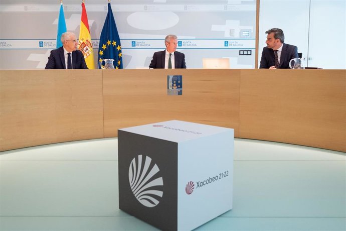 O presidente do Goberno galego, Alfonso Rueda, preside a reunión do Consello dá Xunta.