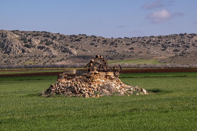Archivo - Pozo en la cuenca del Guadiana