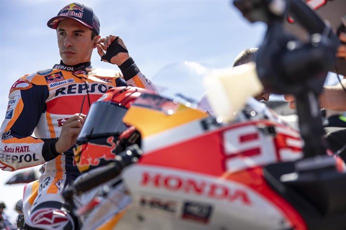 El piloto español de MotoGP Marc Márquez (Repsol Honda).