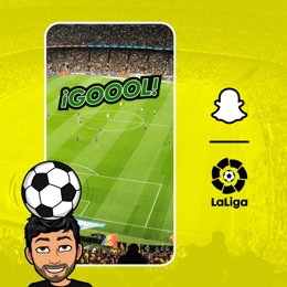 LaLiga cierra una alianza para llevar contenido futbolístico a Snapchat