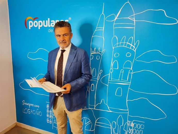 Conrado Escobar, portavoz del PP en el Ayuntamiento de Logroño