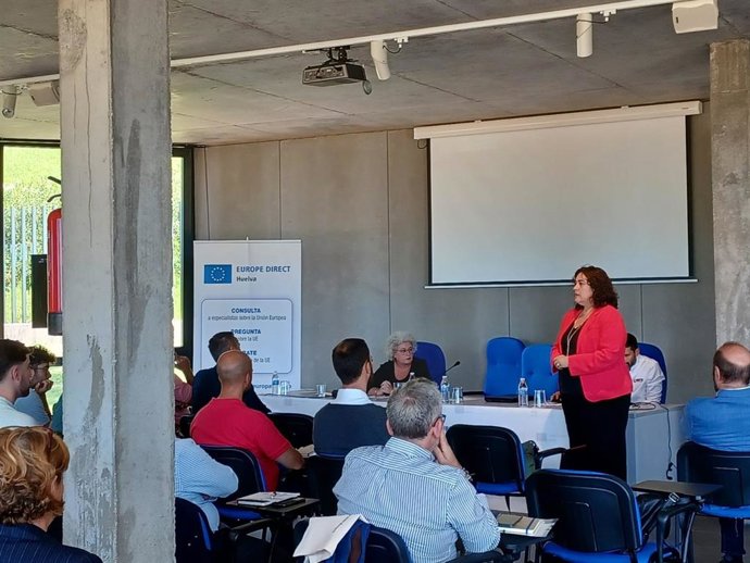 Inauguración de la jornada 'Huelva, autonomía energética a través del Hidrógeno Verde'.