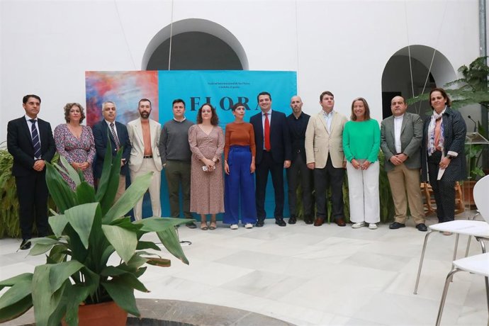 Presentación de la quinta edición del Festival Internacional de las Flores (Flora), que se celebra del 17 al 27 de octubre en Córdoba.