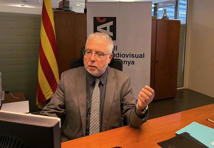 El president del Consell de l'Audiovisual de Catalunya, Xevi Xirgo