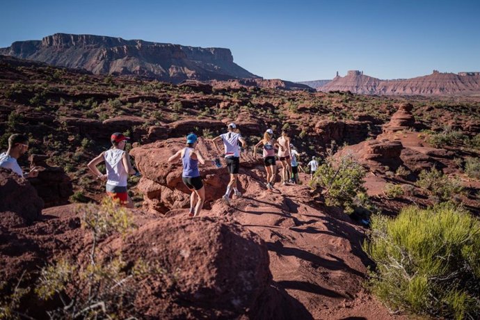 The Golden Trail Series athletes traveled to the United States for the last two stages of the season (Philipp Reiter).