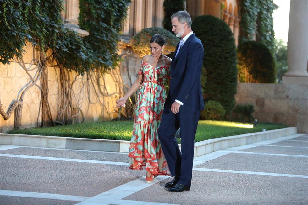 Archivo - Los Reyes, Felipe VI y Letizia en el Palacio de Marivent, a 4 de agosto de 2022, en Palma de Mallorca, Mallorca, Islas Baleares (España).