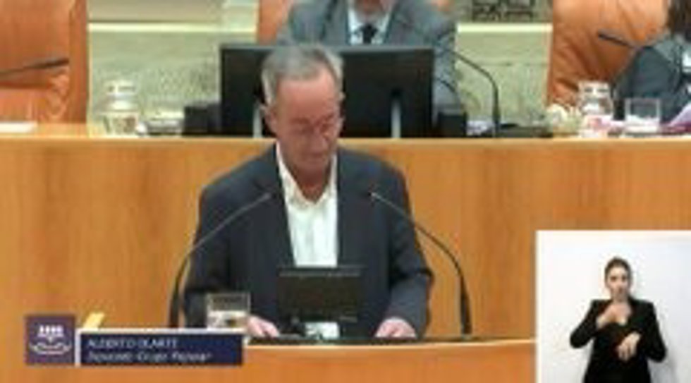 El diputado del PP, Alerto Olarte