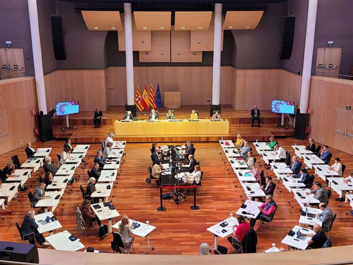 El pleno de la Diputación de Barcelona.