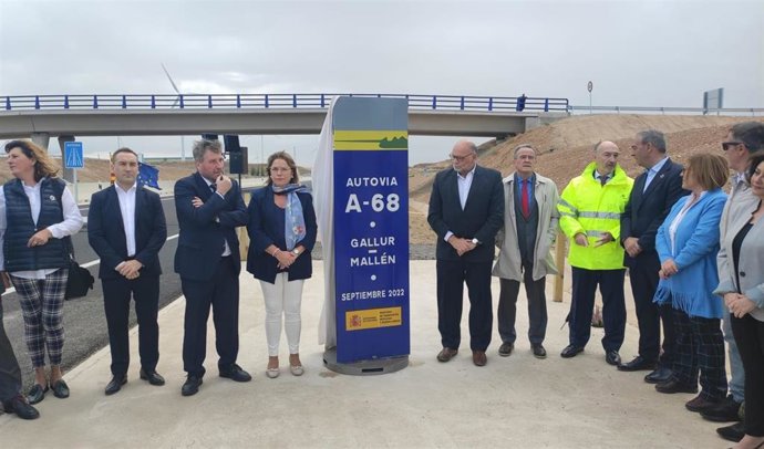 Inauguración del tramo Mallén-Gallur de la autovía A-68.