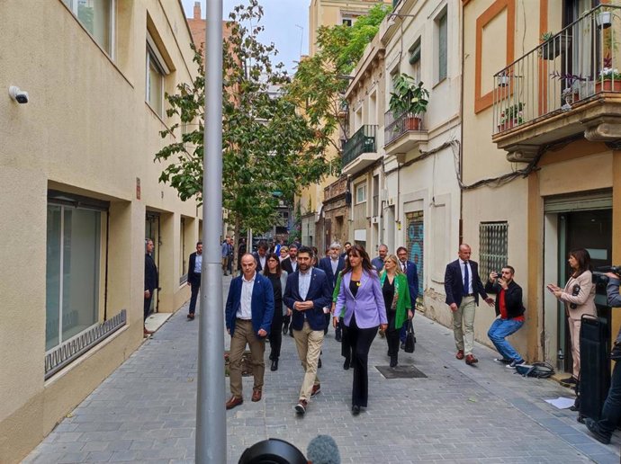 Jordi Turull, Jordi Puigneró y Laura Borrs llegando a la Ejecutiva de Junts.