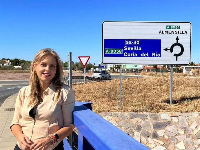 Peláez en la zona de los túneles de Coria