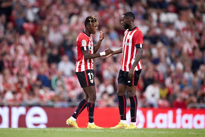Nico Williams e Iñaki Williams, del Athletic Club.