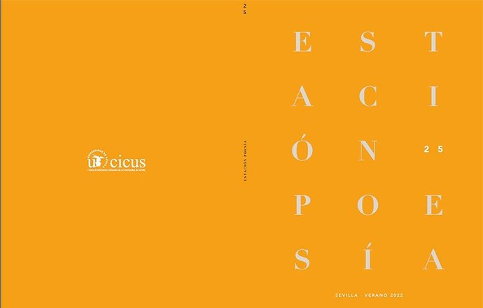 Revista 'Estación Poesía' que edita el el Centro de Iniciativas Culturales de la Universidad de Sevilla (Cicus).