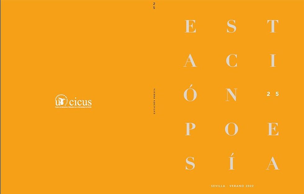 Revista 'Estación Poesía' que edita el el Centro de Iniciativas Culturales de la Universidad de Sevilla (Cicus).