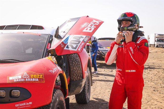 Archivo - Roma Nani (spa), Bahrain Raid Xtreme, BRX Prodrive Hunter T1+, Auto FIA T1/T2, portrait during the Stage 11 of the Dakar Rally 2022 around Bisha, on January 13th 2022 in Bisha, Saudi Arabia - Photo Florent Gooden / DPPI