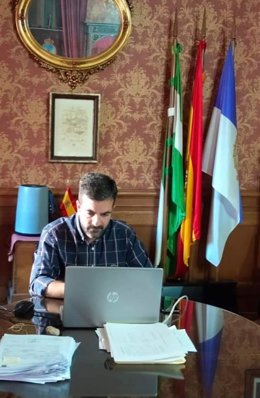 El alcalde de Loja, Joaquín Camacho