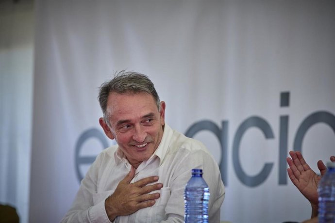 Archivo - El secretario general del PCE, Enrique Santiago, en el evento Gobernar o tener el poder, durante las fiesta del centenario del PCE, en el Auditorio Miguel Ríos de Rivas-Vaciamadrid, a 25 de septiembre de 2021, en Rivas-Vaciamadrid, Madrid (E