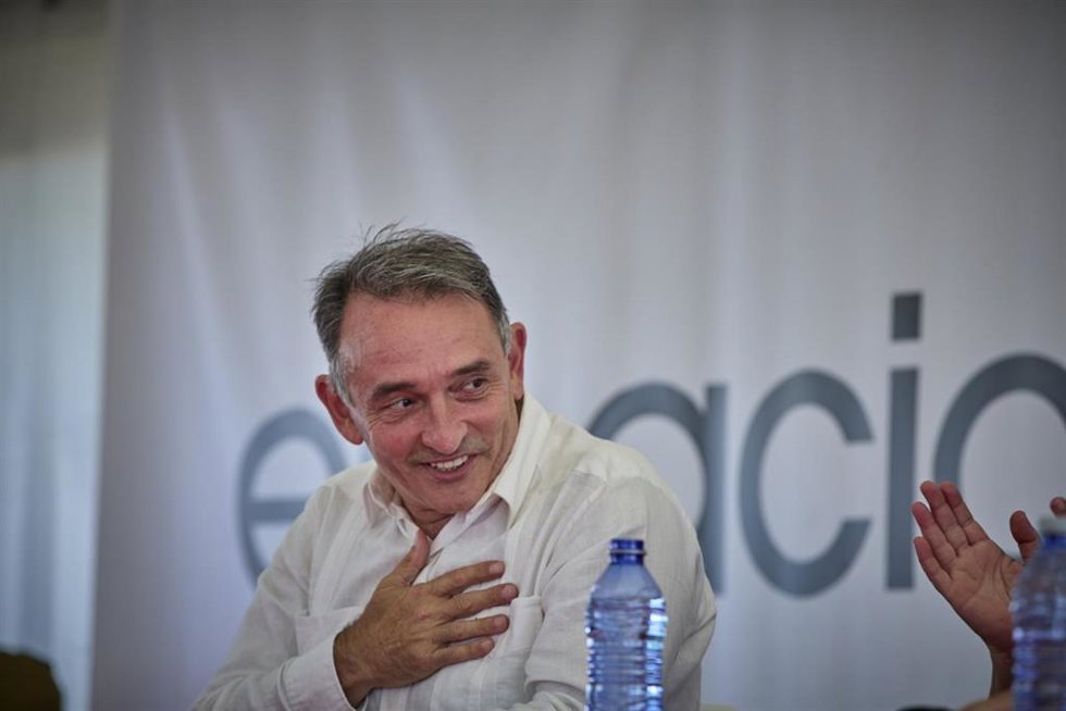 Archivo - El secretario general del PCE, Enrique Santiago, en el evento Gobernar o tener el poder, durante las fiesta del centenario del PCE, en el Auditorio Miguel Ríos de Rivas-Vaciamadrid, a 25 de septiembre de 2021, en Rivas-Vaciamadrid, Madrid (E