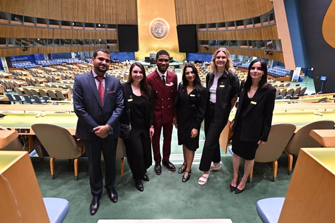 The Swarovski Foundation Creatives for Our Future Cohort for 2022 at the United Nations Headquarters