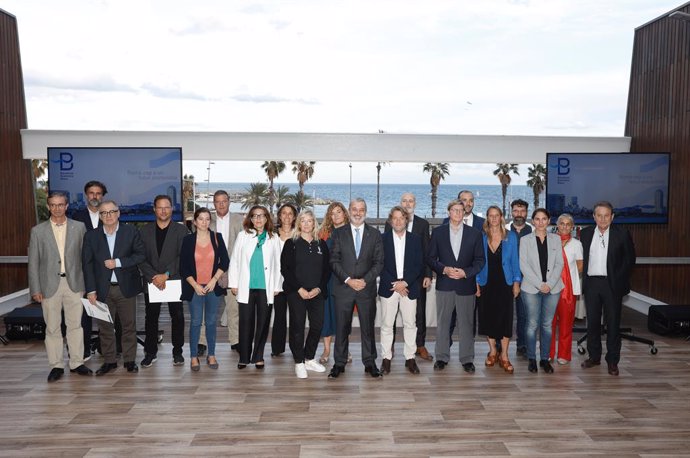 Sessió en el Parc de Recerca Biomdica per fer balan de l'Estratgia d'Economia Blava amb l'organitzador de la Copa Amrica, Grant Dalton, i el de de el Sustainable Ocean Summit i president del World Ocean Council, Paul Houlthus