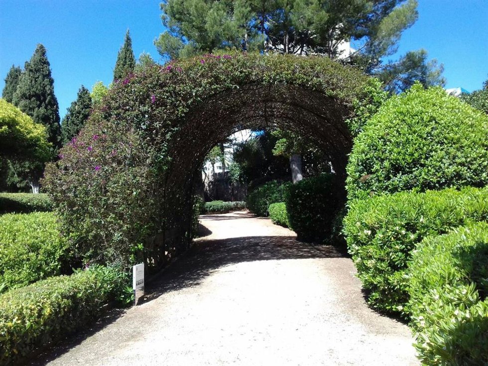 Archivo - Jardines del Palacio de Marivent.