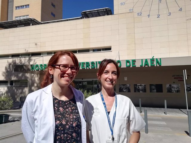 Profesionales del Hospital de Jaén que participan en La Noche Europea de los Investigadores.