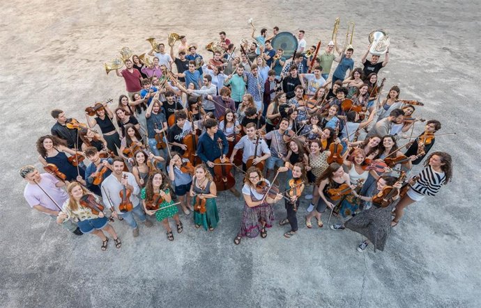 Integrantes de la Joven Orquesta Nacional de España (JONDE).