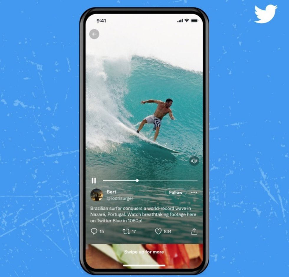 Nueva vista inmersiva de los vídeos en Twitter