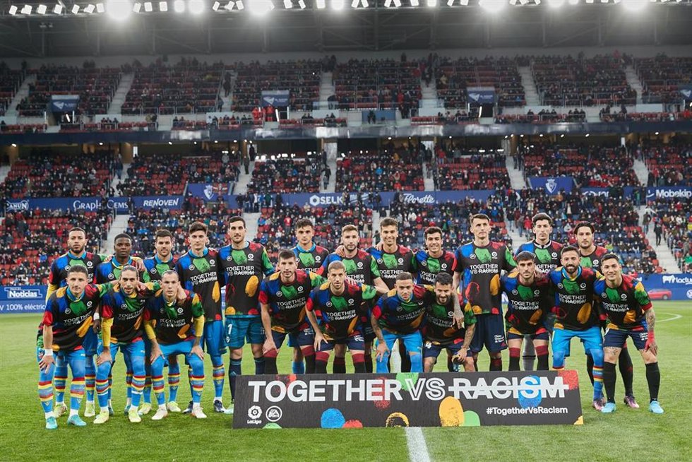 Archivo - La Semana de LaLiga contra el Racismo, campaña contra la xenofobia de la temporada 2021-22