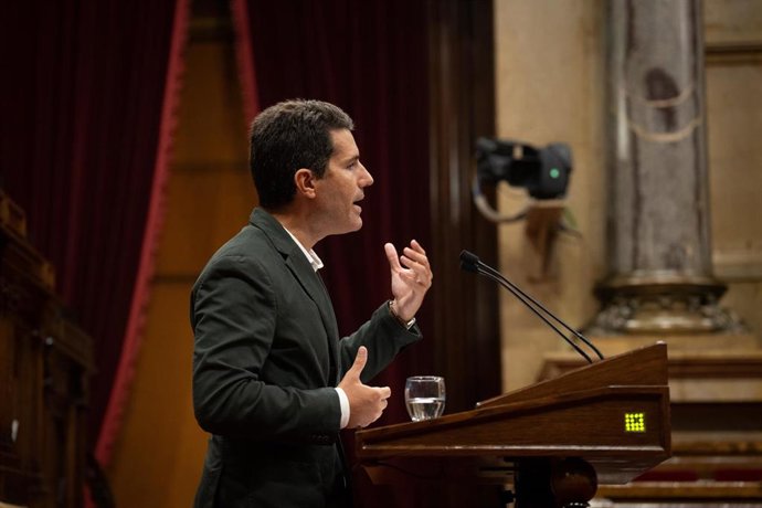 El portavoz de Cs Nacho Martín Blanco, en la segunda jornada del DPG.
