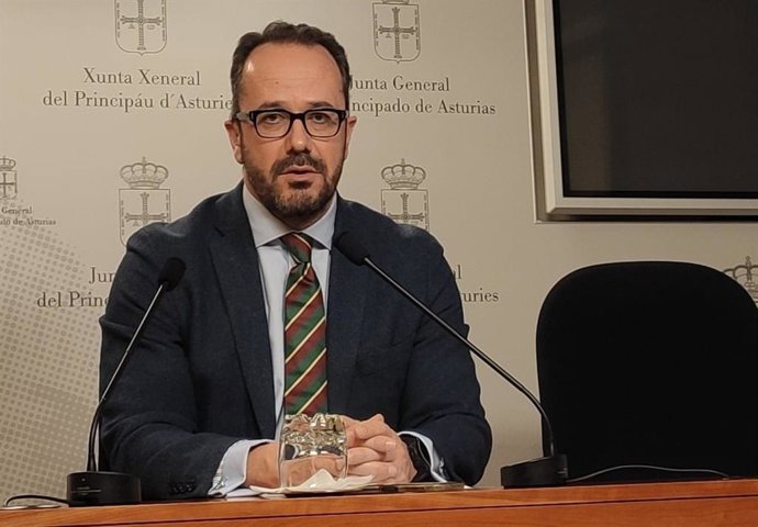 Archivo - El portavoz de Vox en la Junta General del Principado, Ignacio Blanco.