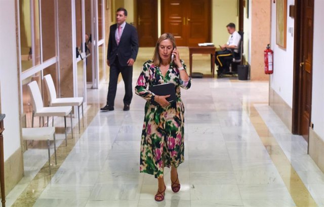 La vicesecretaria de Política Social del Partido Popular, Ana Pastor, a su llegada a una reunión de Junta de Portavoces, en el Congreso de los Diputados, a 20 de septiembre de 2022, en Madrid (España).