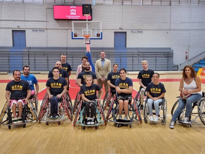 Imagen del UCAM Murcia Baloncesto en Silla de Ruedas