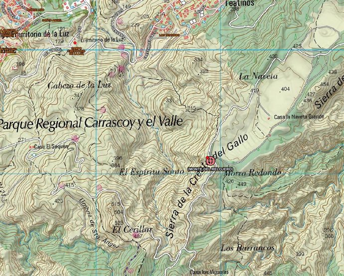 Imagen del lugar del accidente, sobre el plano