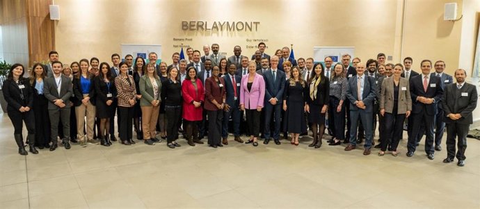 Primera reunión del Grupo de Expertos de Alto Nivel (HLEG, por sus siglas en inglés), que se ha celebrado el 27 de septiembre de 2022 en Bruselas (Bélgica), y en el que se ha integrado BBVA.