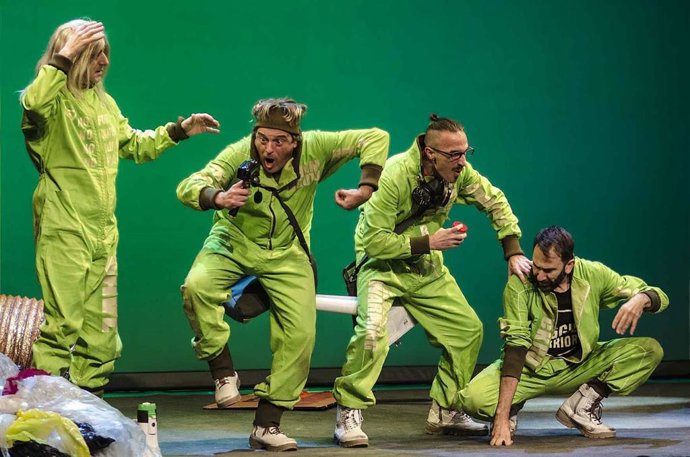 Archivo - Espectáculo Greenpiss, que está incluido en la programa.