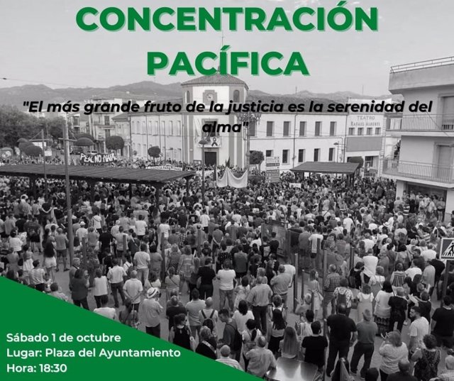 Concentración en Peal de Becerro (Jaén) para pedir justicia para el