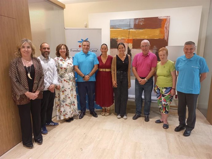 Fundación La Caixa con asociaciones sociales de Valladolid