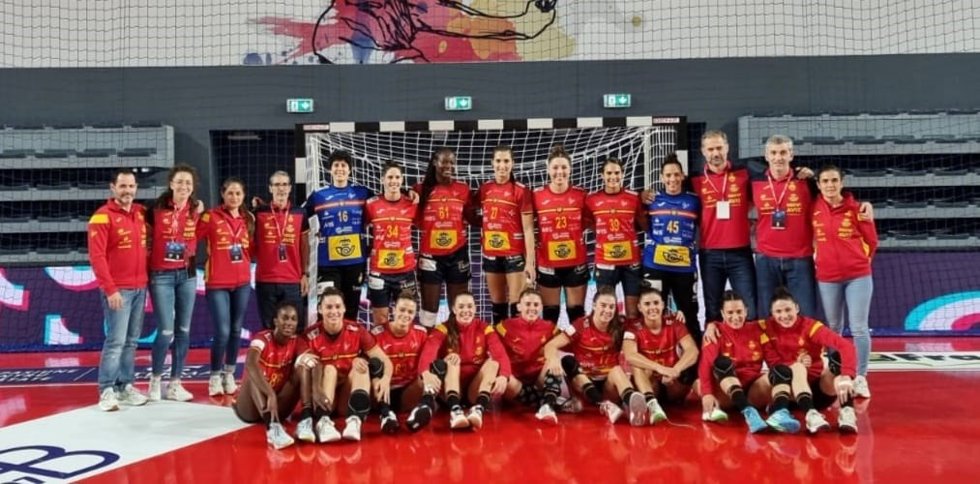 La selección española femenina de balonmano