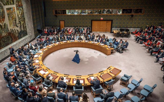 Una sesión del Consejo de Seguridad de la ONU