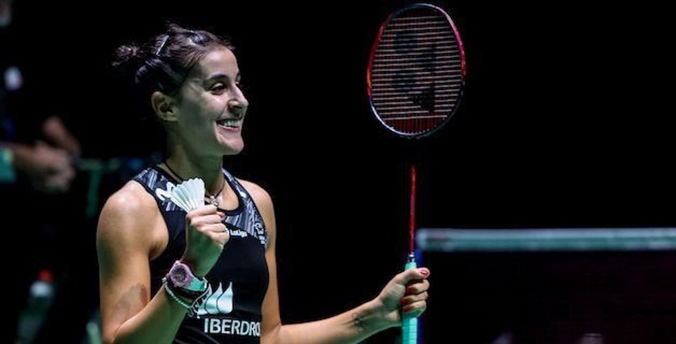 Carolina Marín en el Abierto de Canadá 2022.