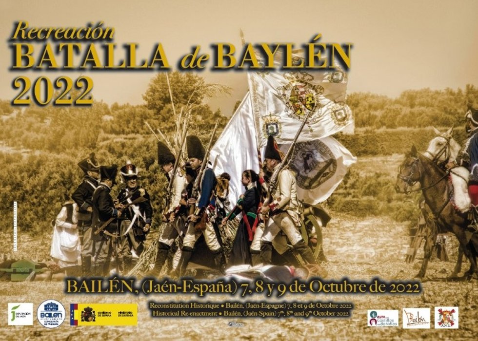 Cartel de la Recreación de la Batalla de Bailén 2022.